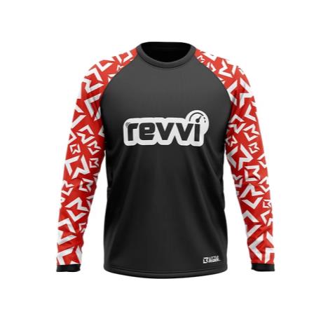 Revvi Kids Riding Jersey - Red £27.99